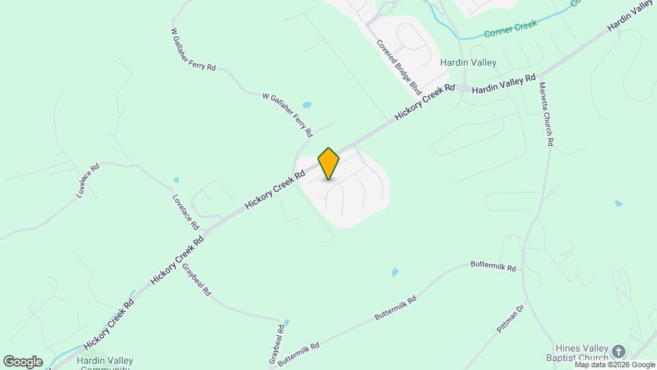 12409 Turkey Crossing Ln Mapa y Detalles de la Ubicación