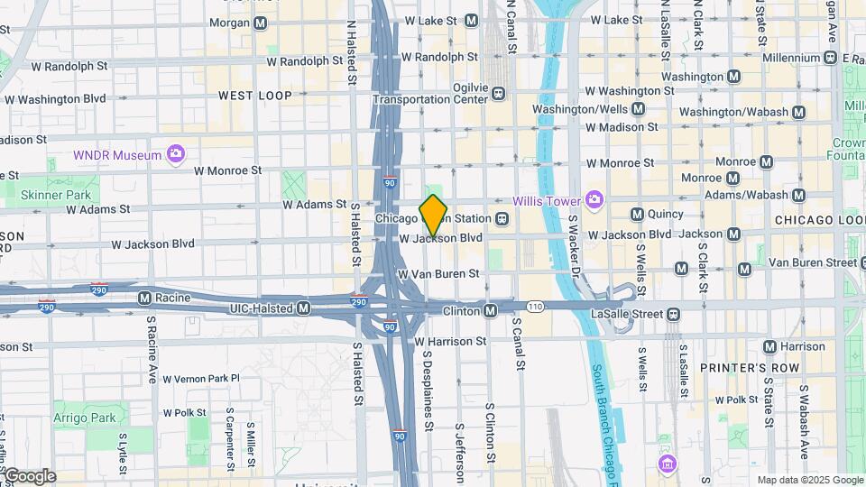 625 W Jackson Blvd, Unit 813 Mapa y Detalles de la Ubicación
