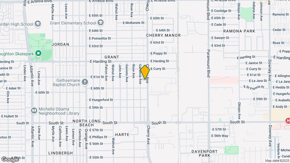 6039 Cherry Ave Map and Location Details