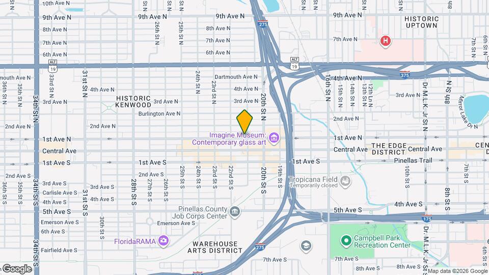 2123 1st Ave N Map and Location Details