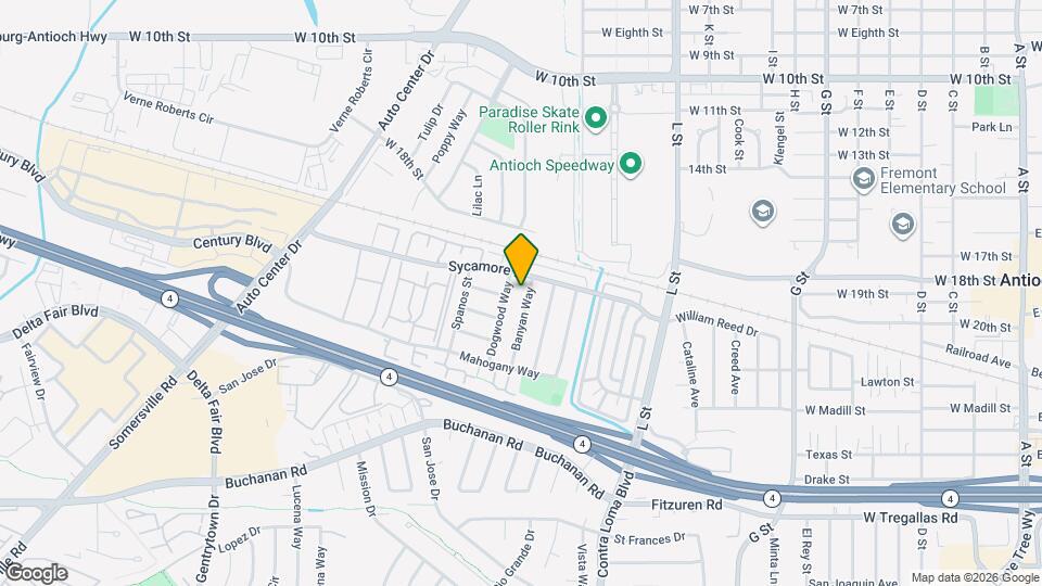 2112 Banyan Way Map and Location Details