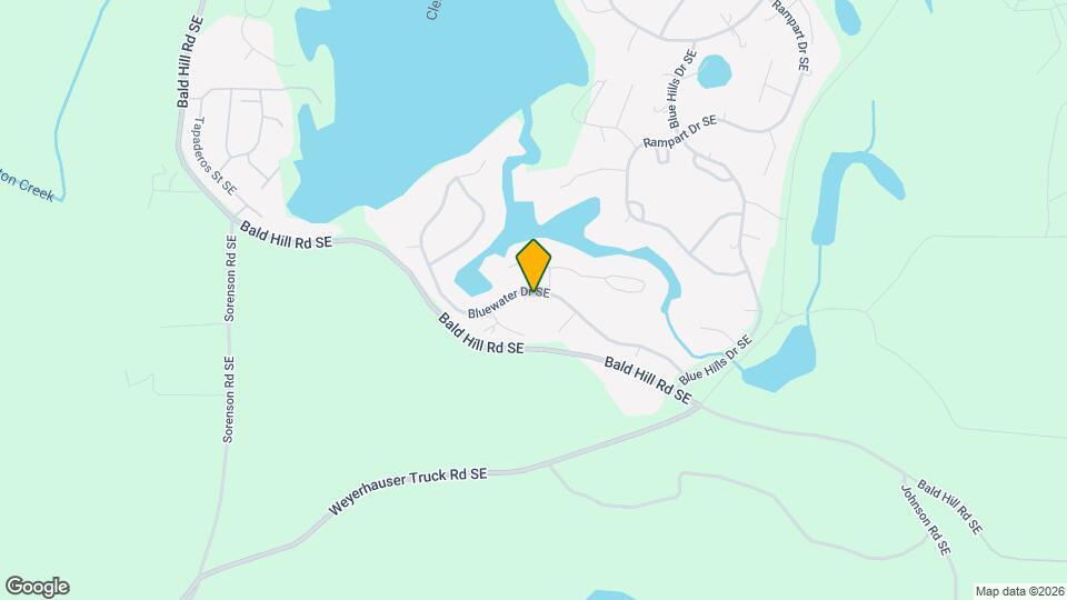 22311 Bluewater Dr SE Map and Location Details