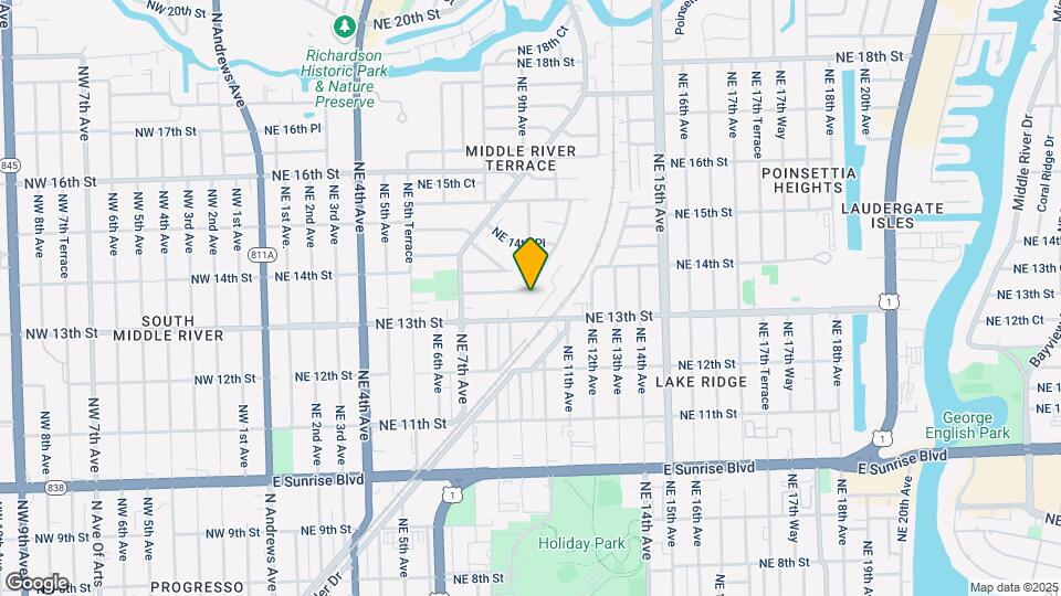 1330 Holly Heights Dr Map and Location Details