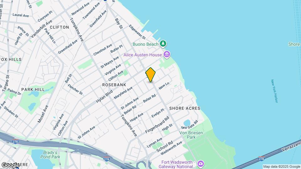 1256 Bay St Map and Location Details