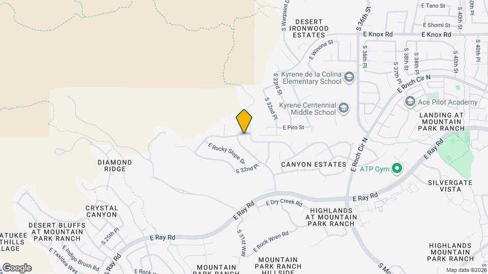 3169 E Desert Flower Ln Map and Location Details