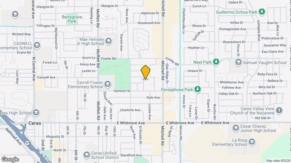 2016 Cardinal Dr Map and Location Details