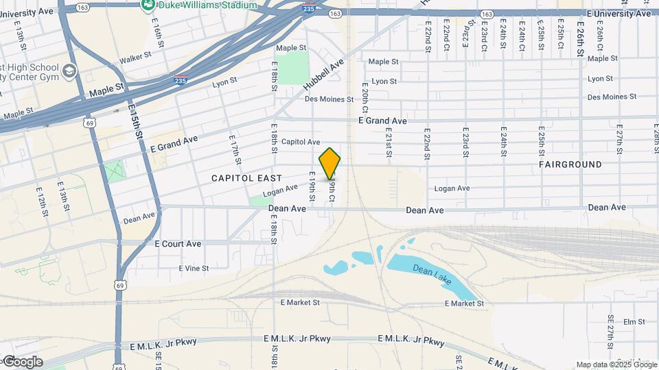 1921 Logan Ave Map and Location Details