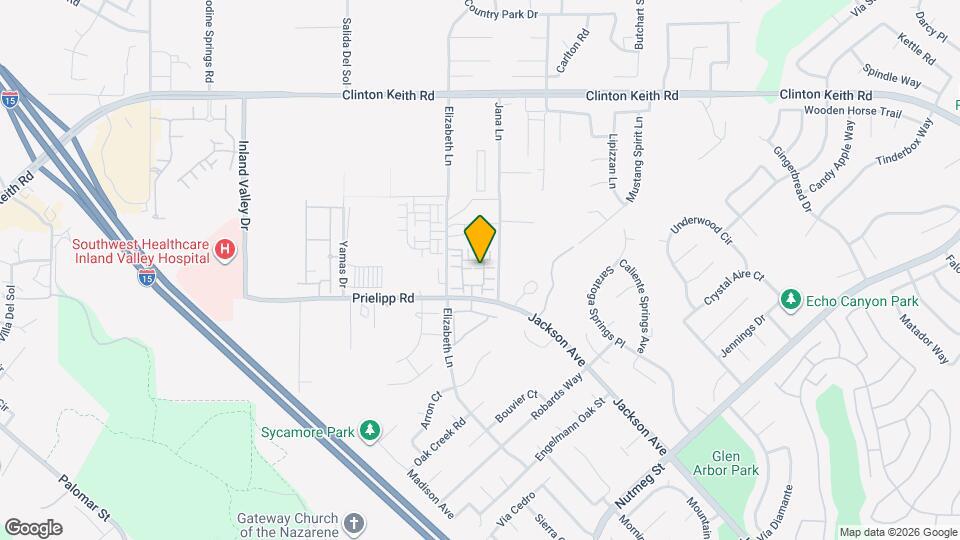 24871 Padre Ct Map and Location Details