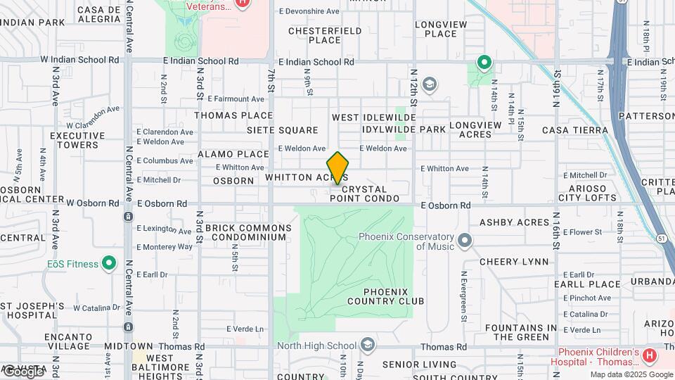 1014 E Osborn Rd Mapa y Detalles de la Ubicación