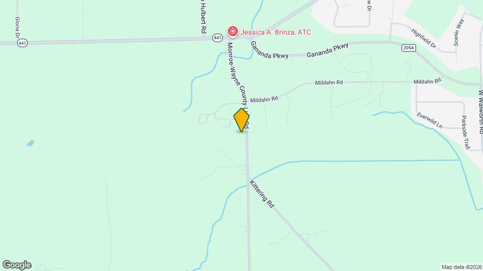 2181 Monroe-Wayne County Line Rd Map and Location Details