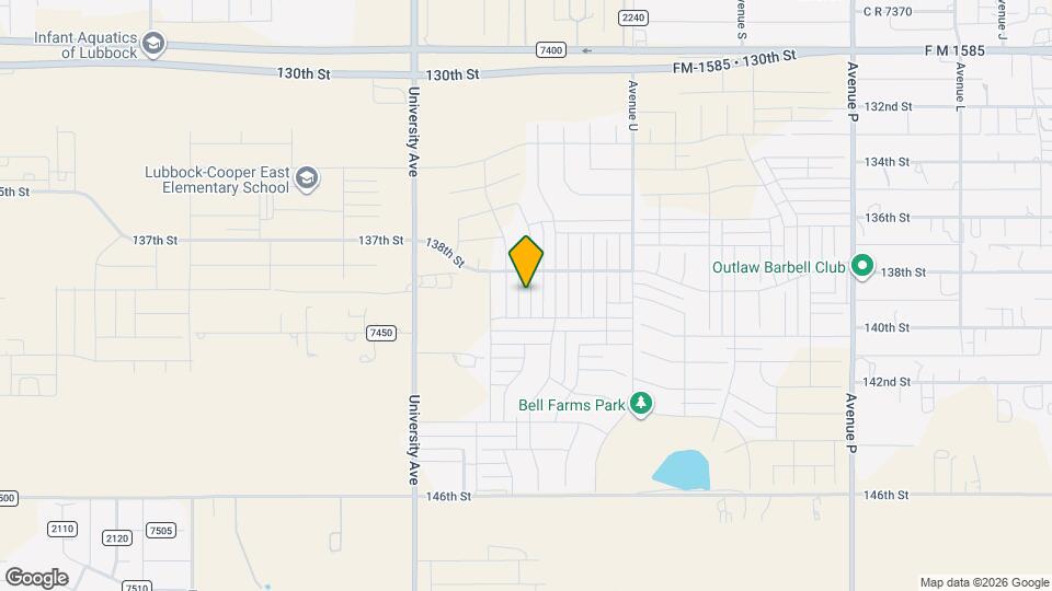 13810 Avenue W Map and Location Details