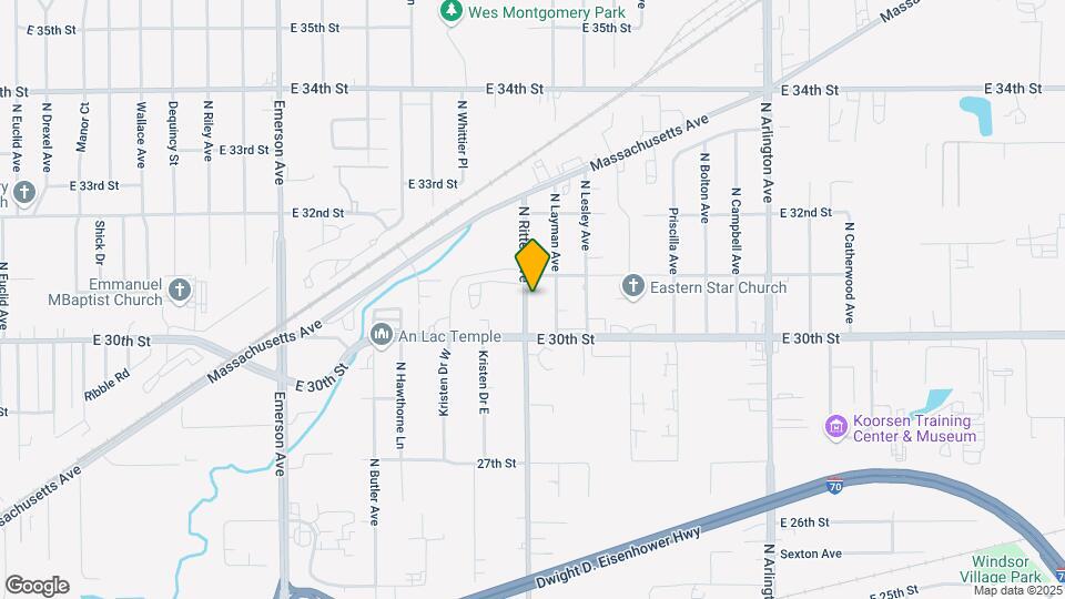 3035 N Ritter Ave Map and Location Details