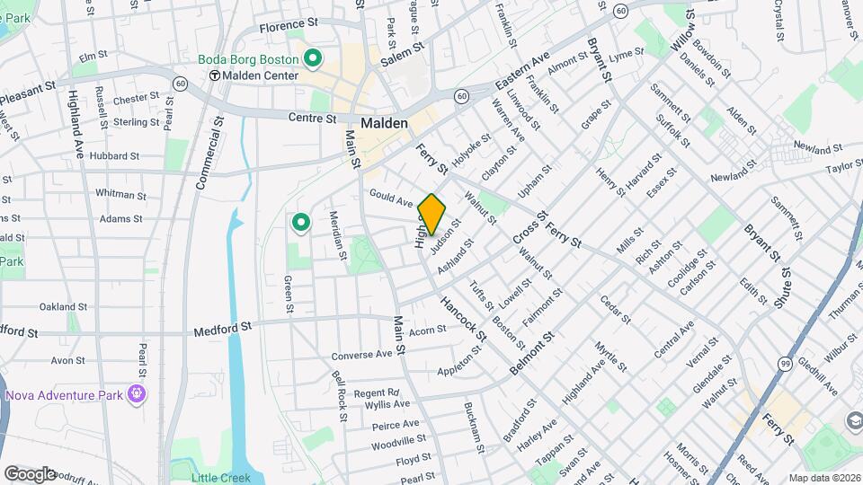 59 Judson St, Unit 1 Mapa y Detalles de la Ubicación