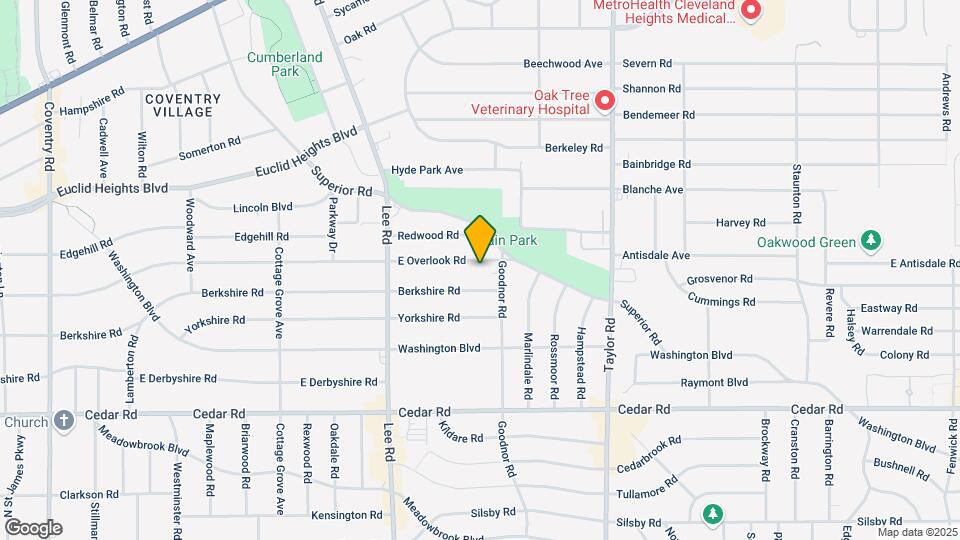 3306 E Overlook Rd-Unit -2 Map and Location Details