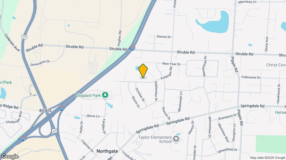 10229 Pottinger Rd Map and Location Details