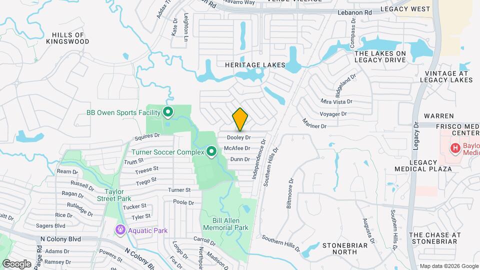 6040 Dooley Dr Map and Location Details