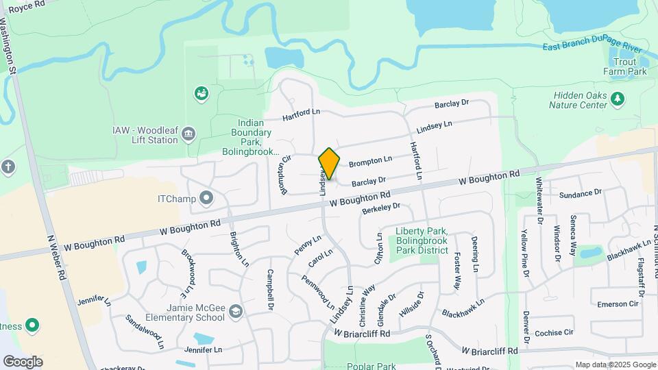 841 Barclay Dr Map and Location Details