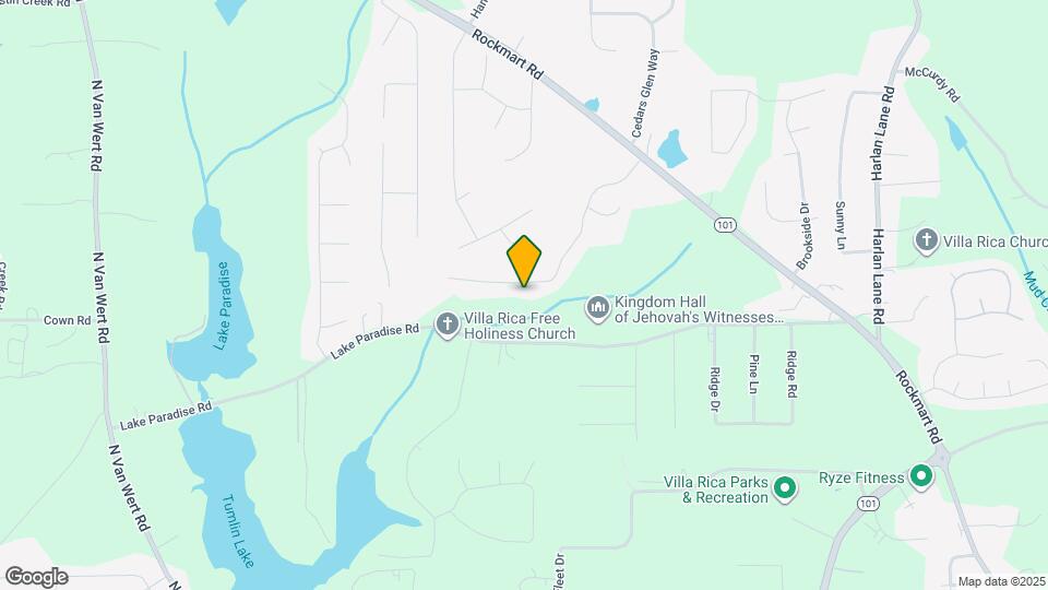 206 Whitney Ln Map and Location Details