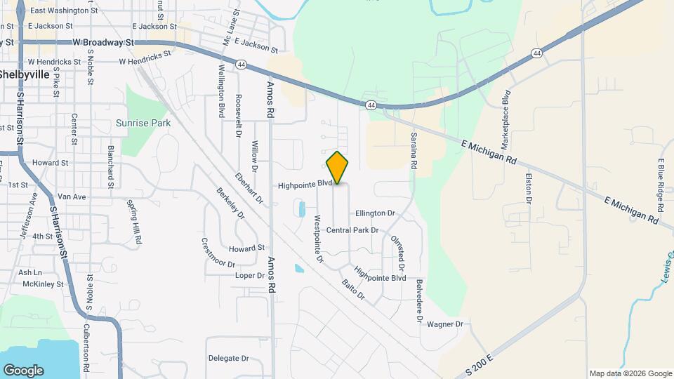 614 Eastpointe Dr Map and Location Details