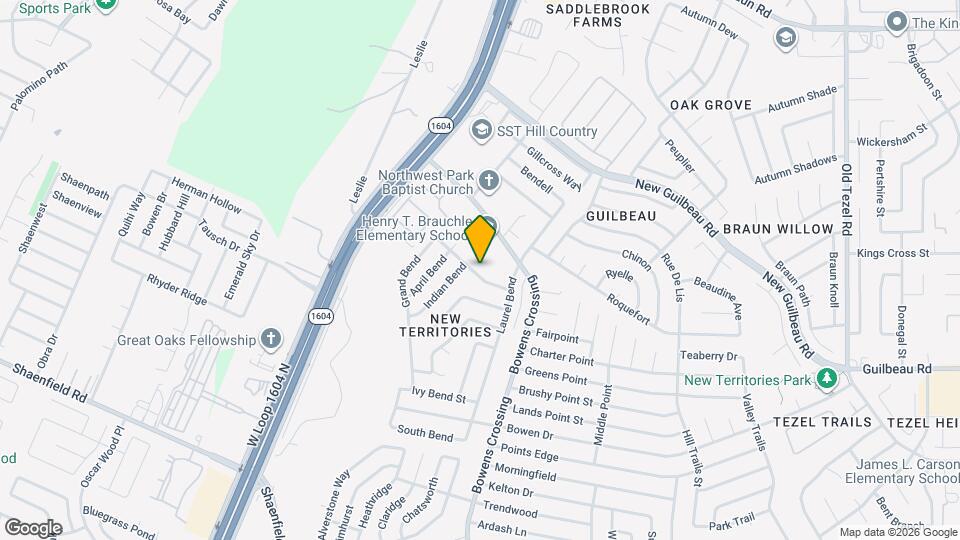 8106 Hoovers Bend Mapa y Detalles de la Ubicación