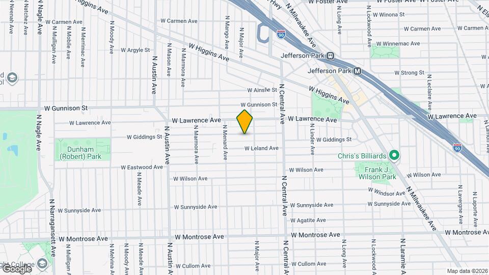 5719 W Giddings St Map and Location Details