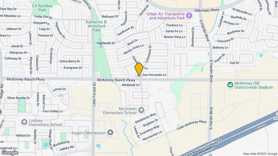 3904 Columbus Dr Map and Location Details