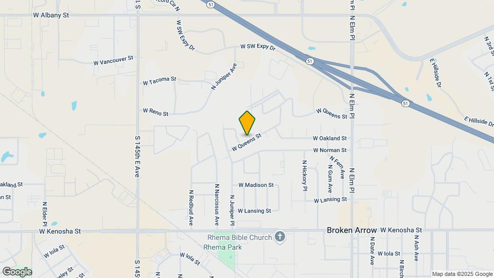 1400 N Ironwood Pl Mapa y Detalles de la Ubicación