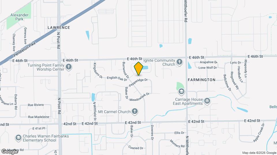 9630 Pepperidge Dr Mapa y Detalles de la Ubicación