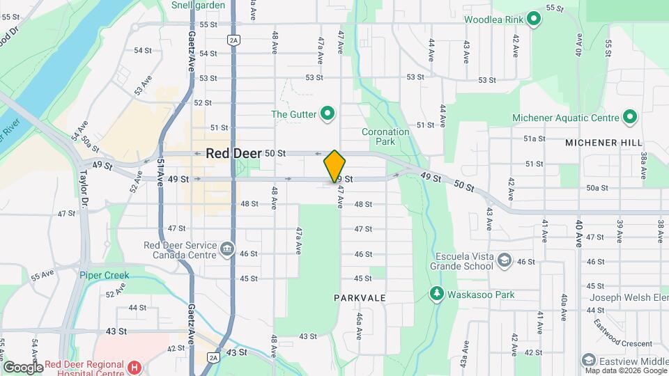 4820 47 Ave Map and Location Details