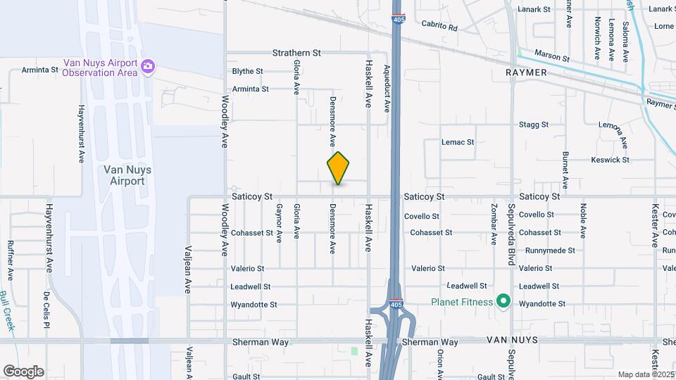 15755 Saticoy St Mapa y Detalles de la Ubicación