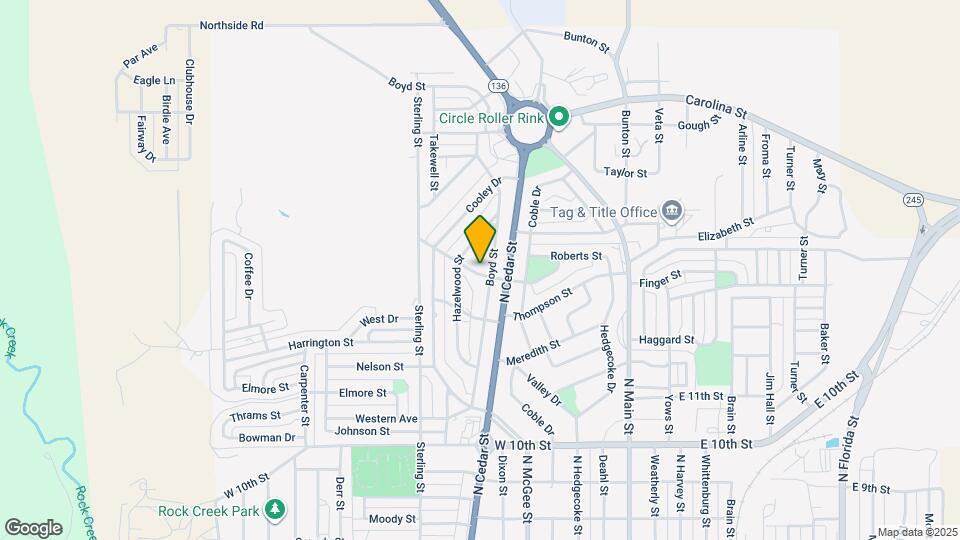 704 W Stephens Dr Map and Location Details