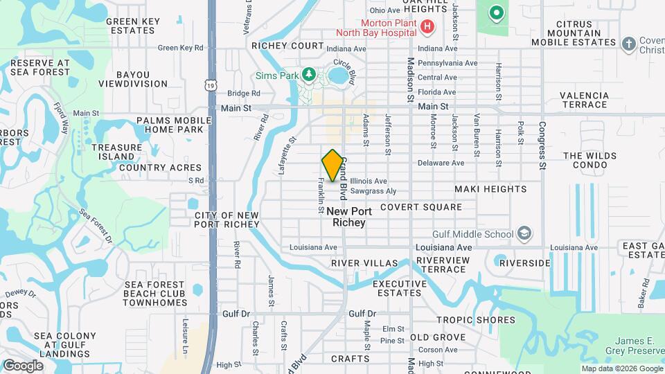 5704 Illinois Ave Map and Location Details