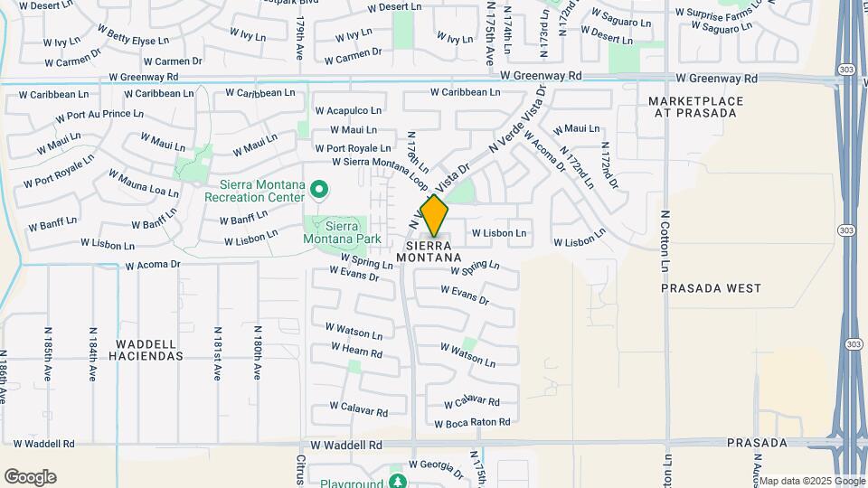 17634 W Mandalay Ln Map and Location Details