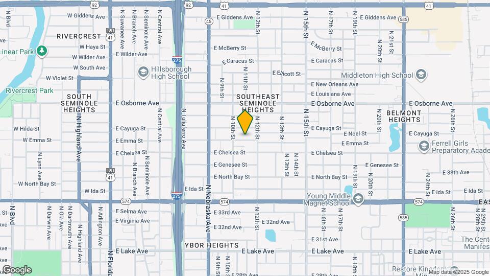 1014 E Emma St Map and Location Details