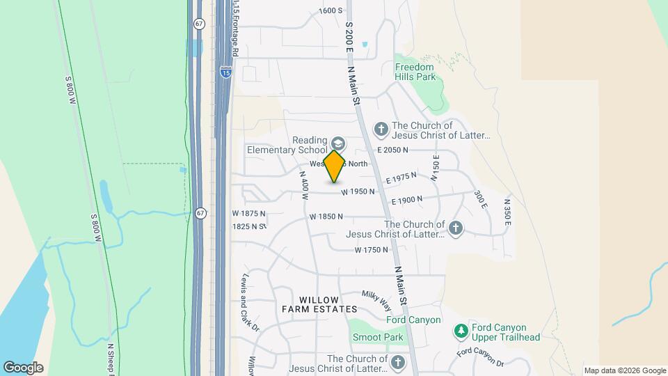 350 W 1950 N Map and Location Details