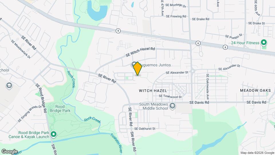4338 SE Lone Oak St Map and Location Details