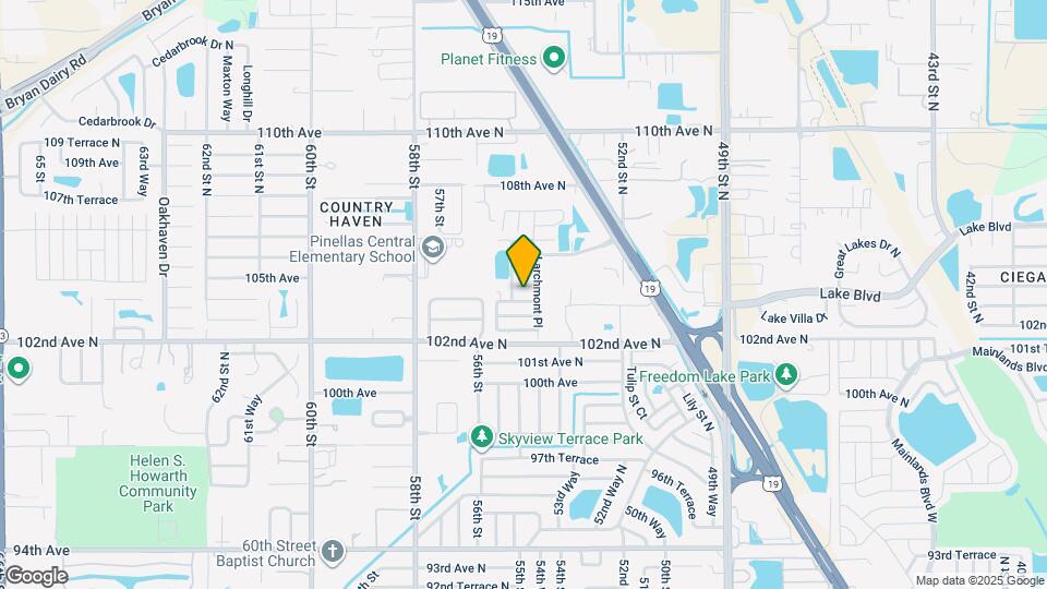 5428 Larchmont Ct Map and Location Details