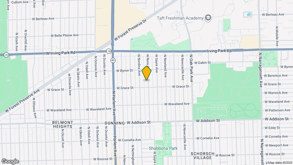 3816 N Nora Ave, Unit G Map and Location Details