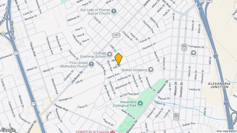 2413 Hill St Mapa y Detalles de la Ubicación