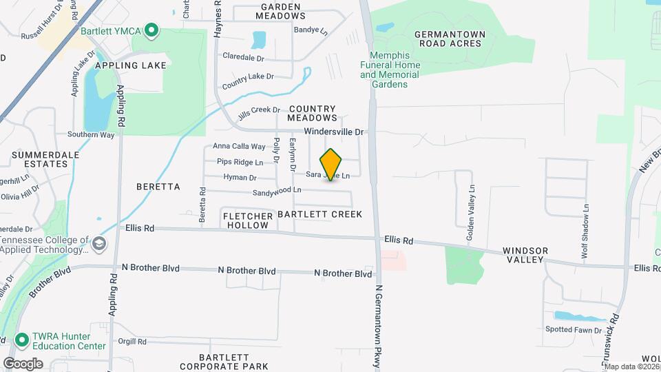 8056 Sandywood Ln Map and Location Details