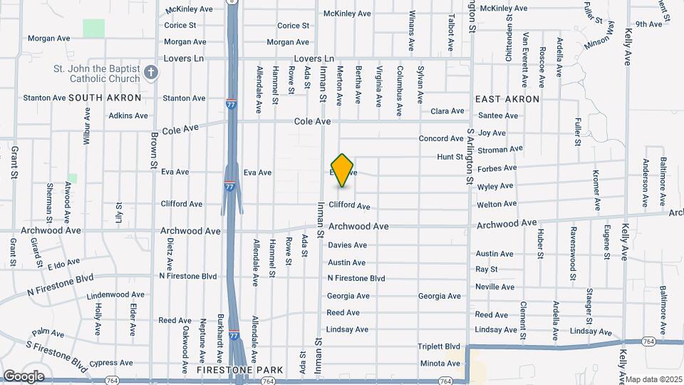 1069 Merton Ave Map and Location Details