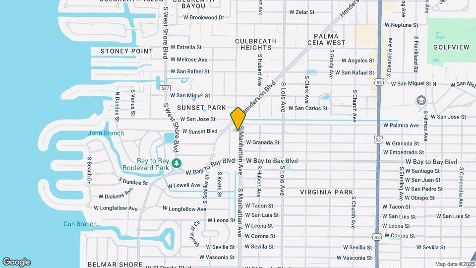 2701 S Manhattan Ave Map and Location Details