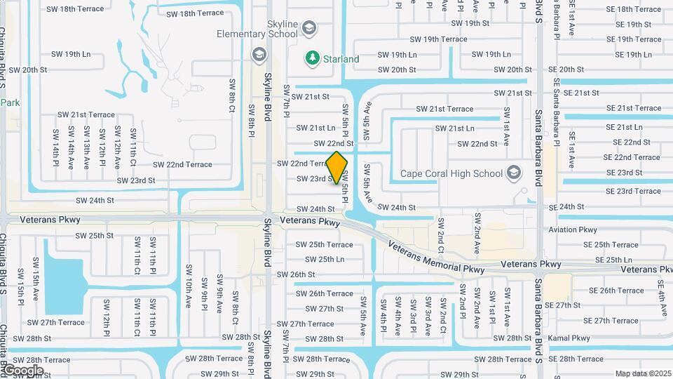 521 SW 23rd Terrace Map and Location Details