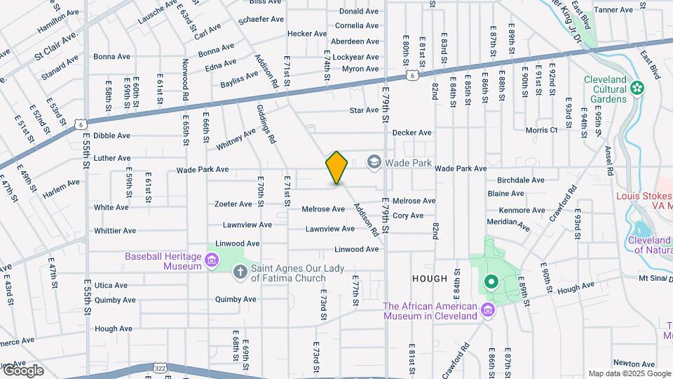 1478 Addison Rd Mapa y Detalles de la Ubicación