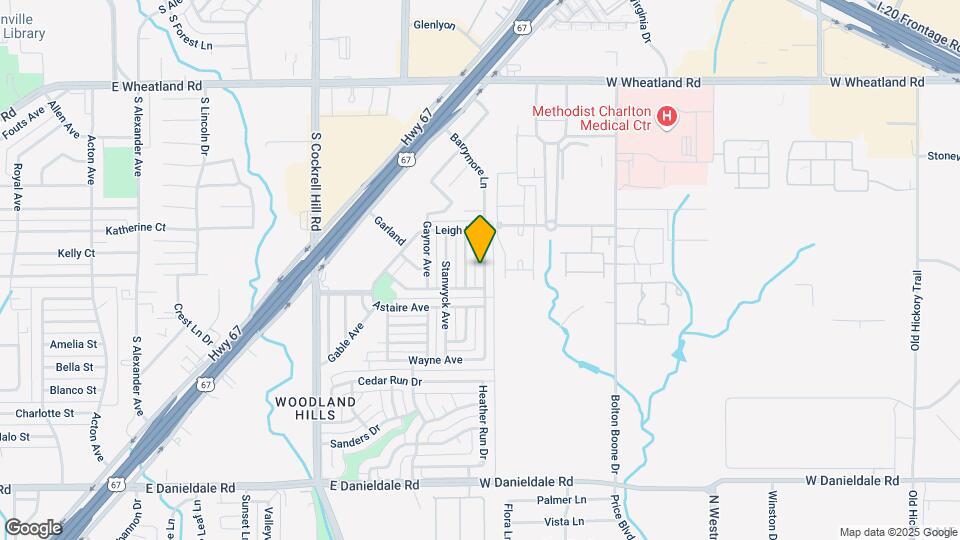 1031 Barrymore Ln Map and Location Details