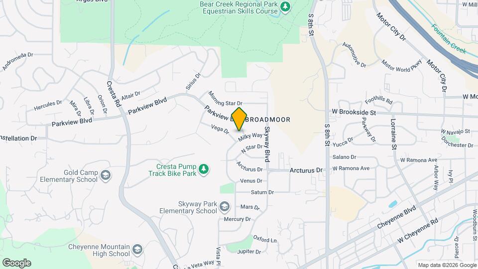 826 Starlet Dr Map and Location Details