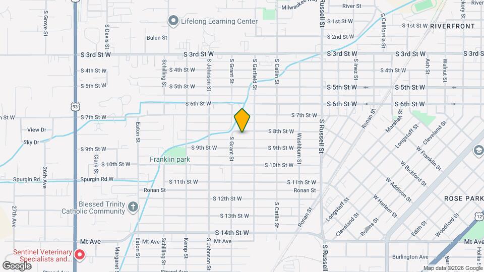 1837 S 8th St W Map and Location Details