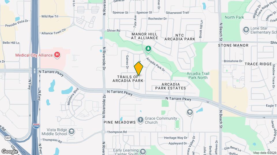 8609 Muir Dr Map and Location Details