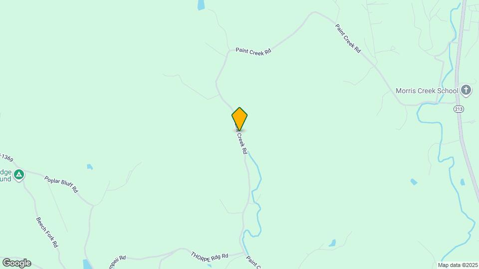 2305 Paint Creek Rd Map and Location Details