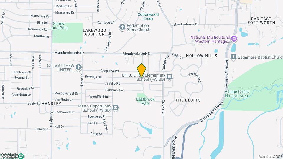 7840 Bermejo Rd Map and Location Details